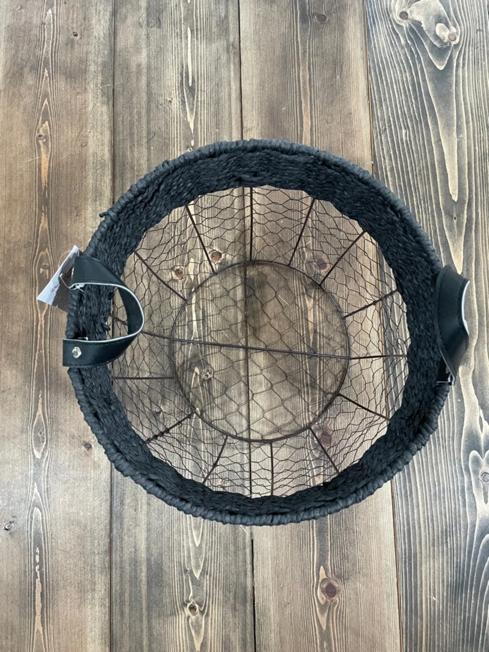 Large Wired Decorative Storage Basket